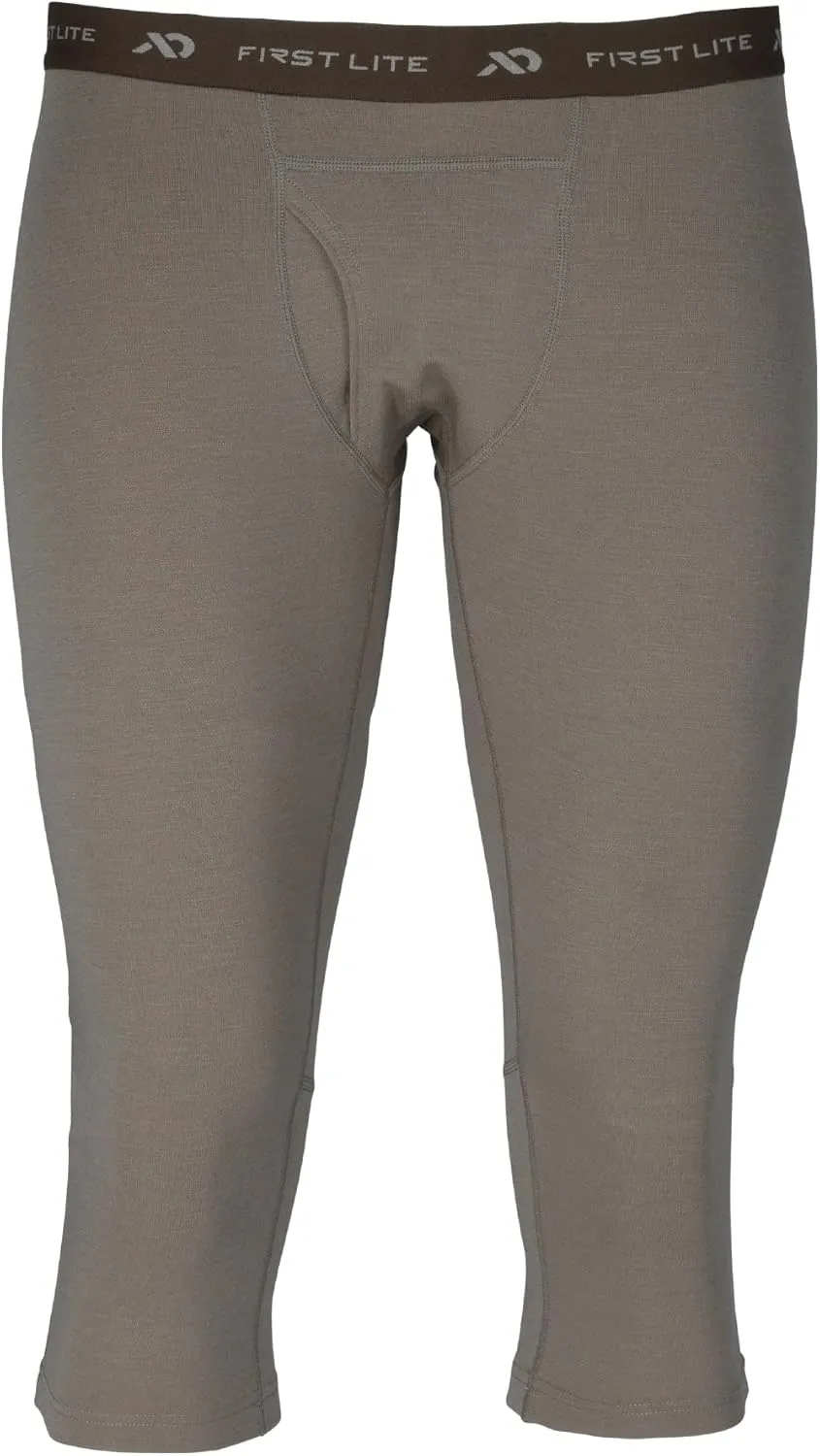 First Lite Men's Kiln Boot Top Bottom - Midweight Merino Wool Baselayer Camo Baselayer