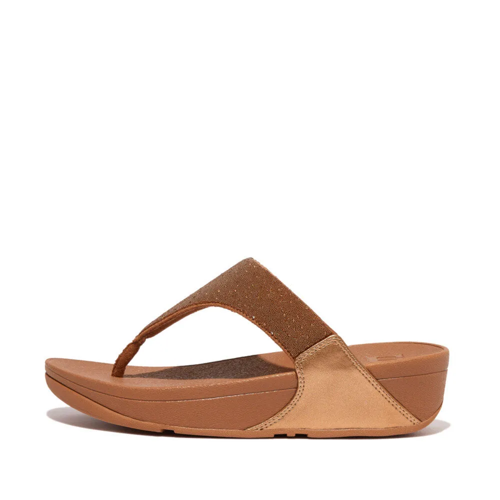 FitFlop Lulu Opul Toe-Post Sandals - Latte Tan
