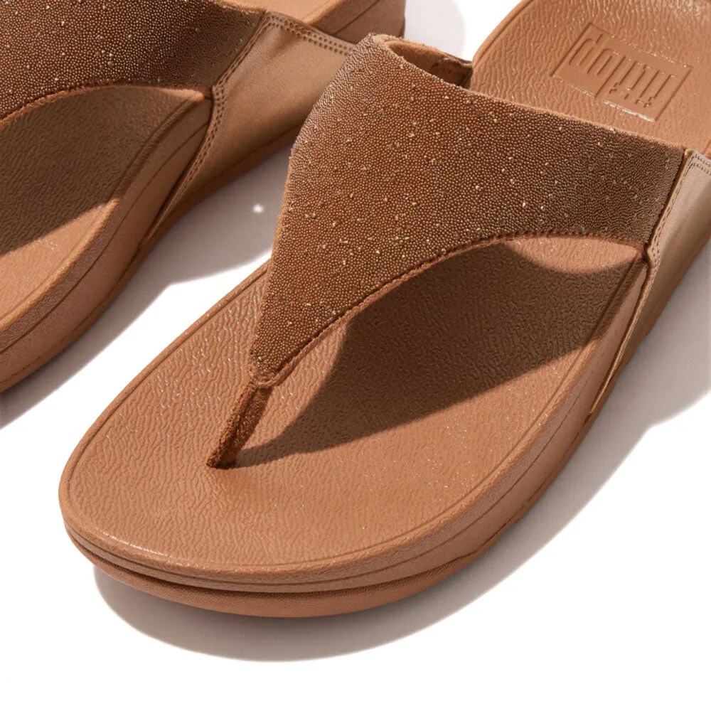 FitFlop Lulu Opul Toe-Post Sandals - Latte Tan