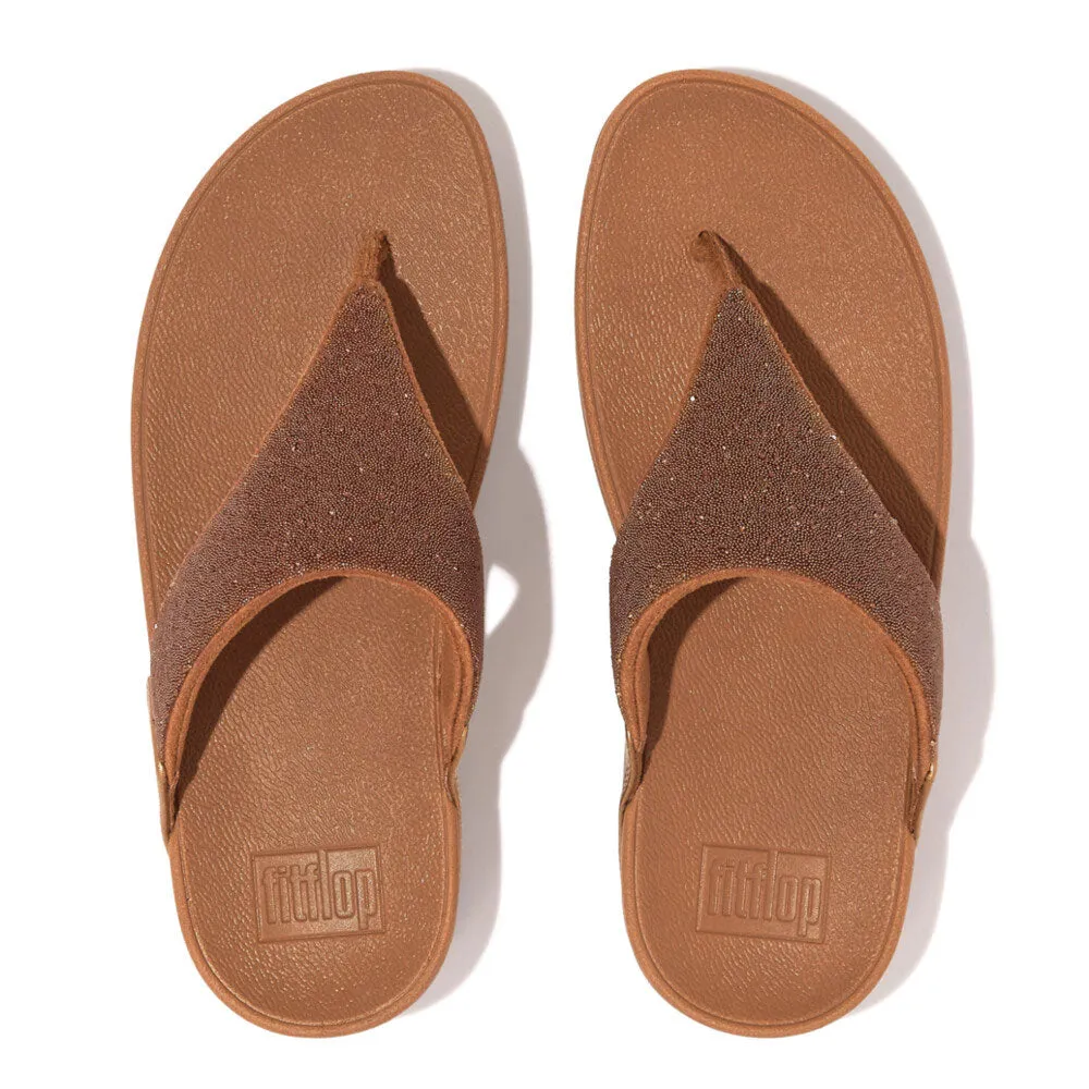 FitFlop Lulu Opul Toe-Post Sandals - Latte Tan