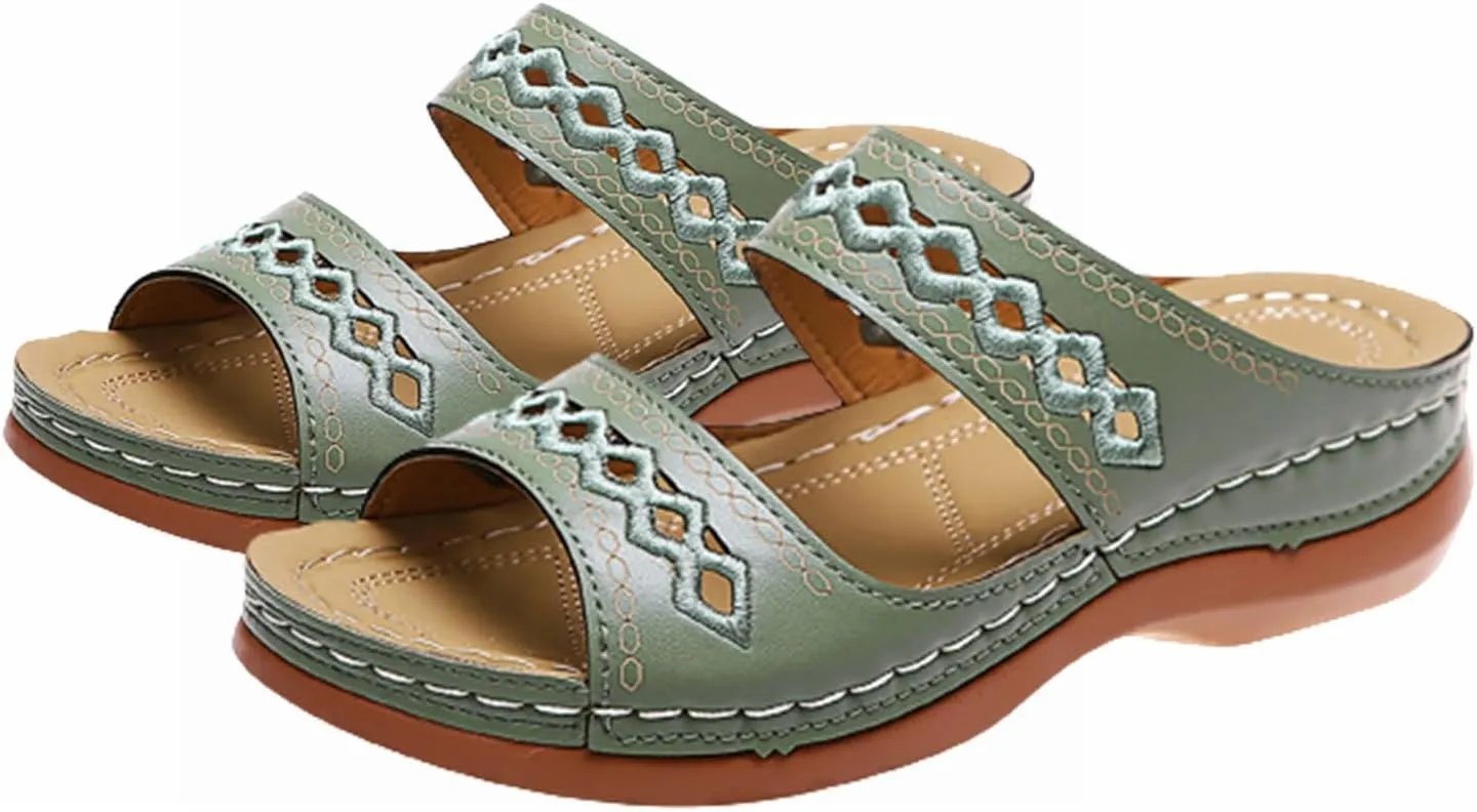 Flip Flops Arch Support Womens Platform Sandals Women Chunky Heel 2023 Sandals for Woman