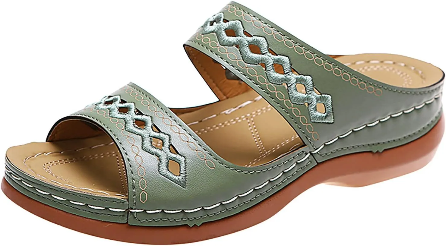 Flip Flops Arch Support Womens Platform Sandals Women Chunky Heel 2023 Sandals for Woman