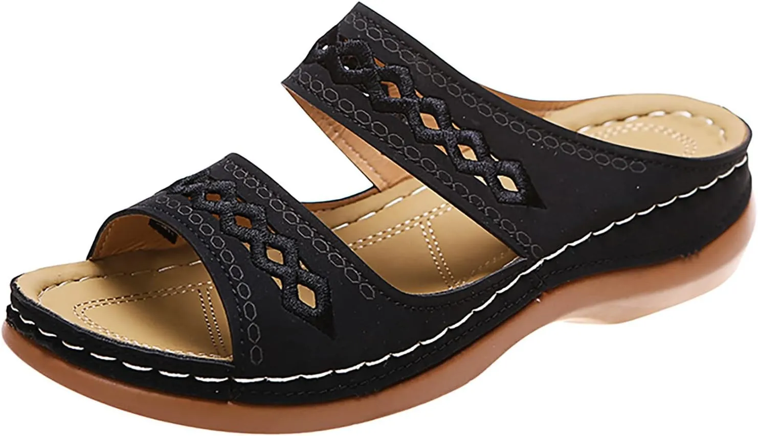 Flip Flops Arch Support Womens Platform Sandals Women Chunky Heel 2023 Sandals for Woman
