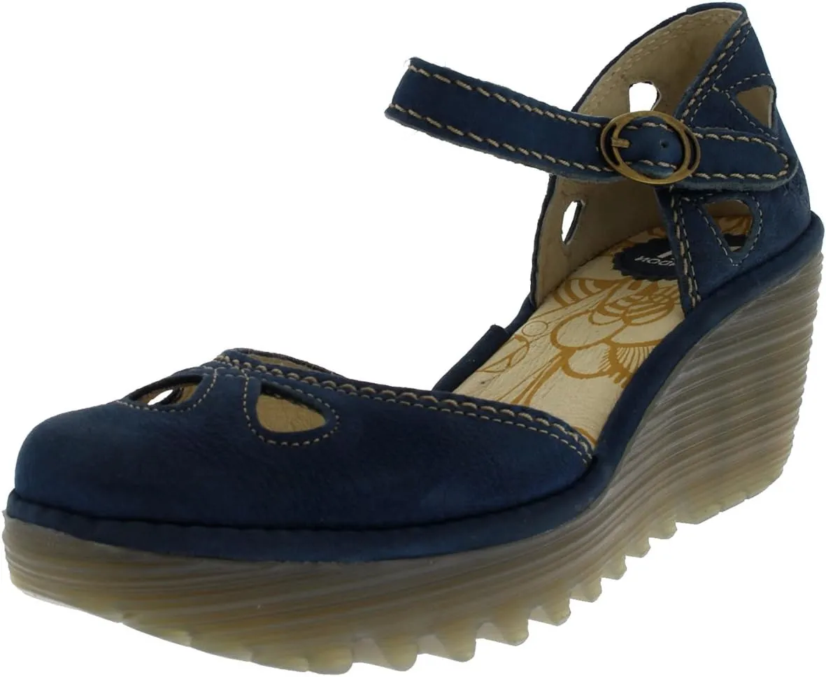 Fly London Women's Wedge Sandals Closed-Toe Pumps, US:5