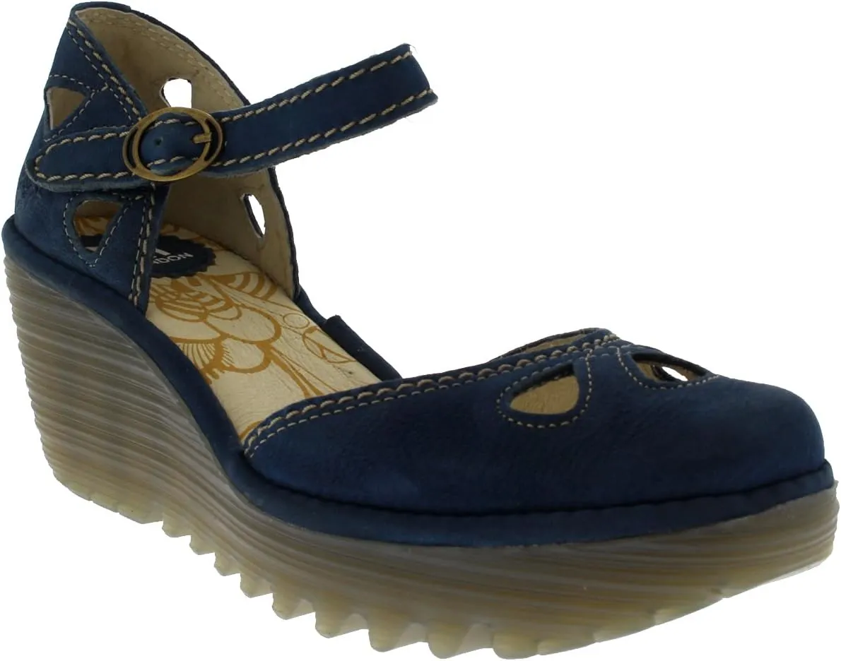 Fly London Women's Wedge Sandals Closed-Toe Pumps, US:5