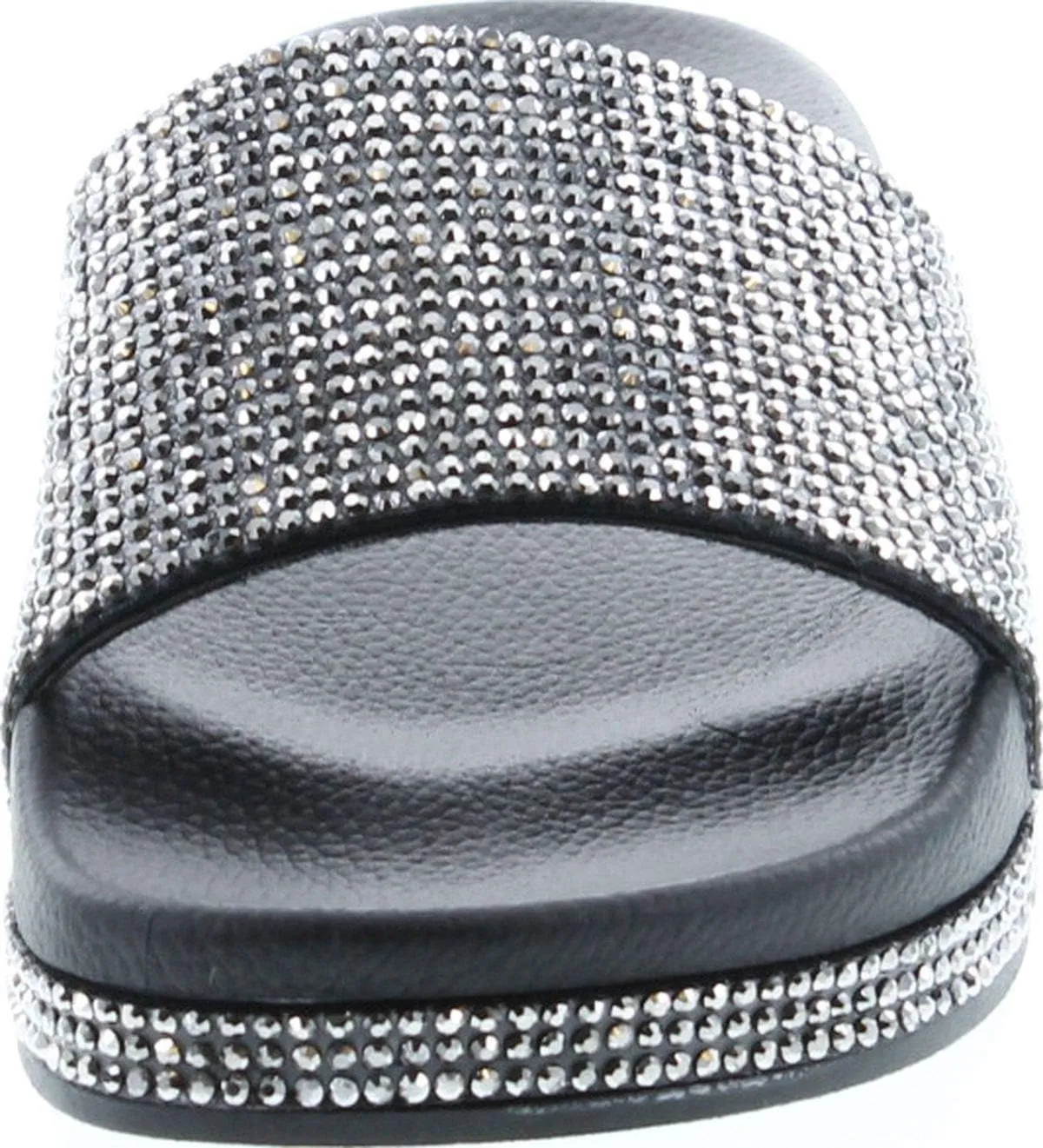 Forever Link Viste-07 Glitter Slide in PVC Molded Footbed Flatform Sandal Slippers