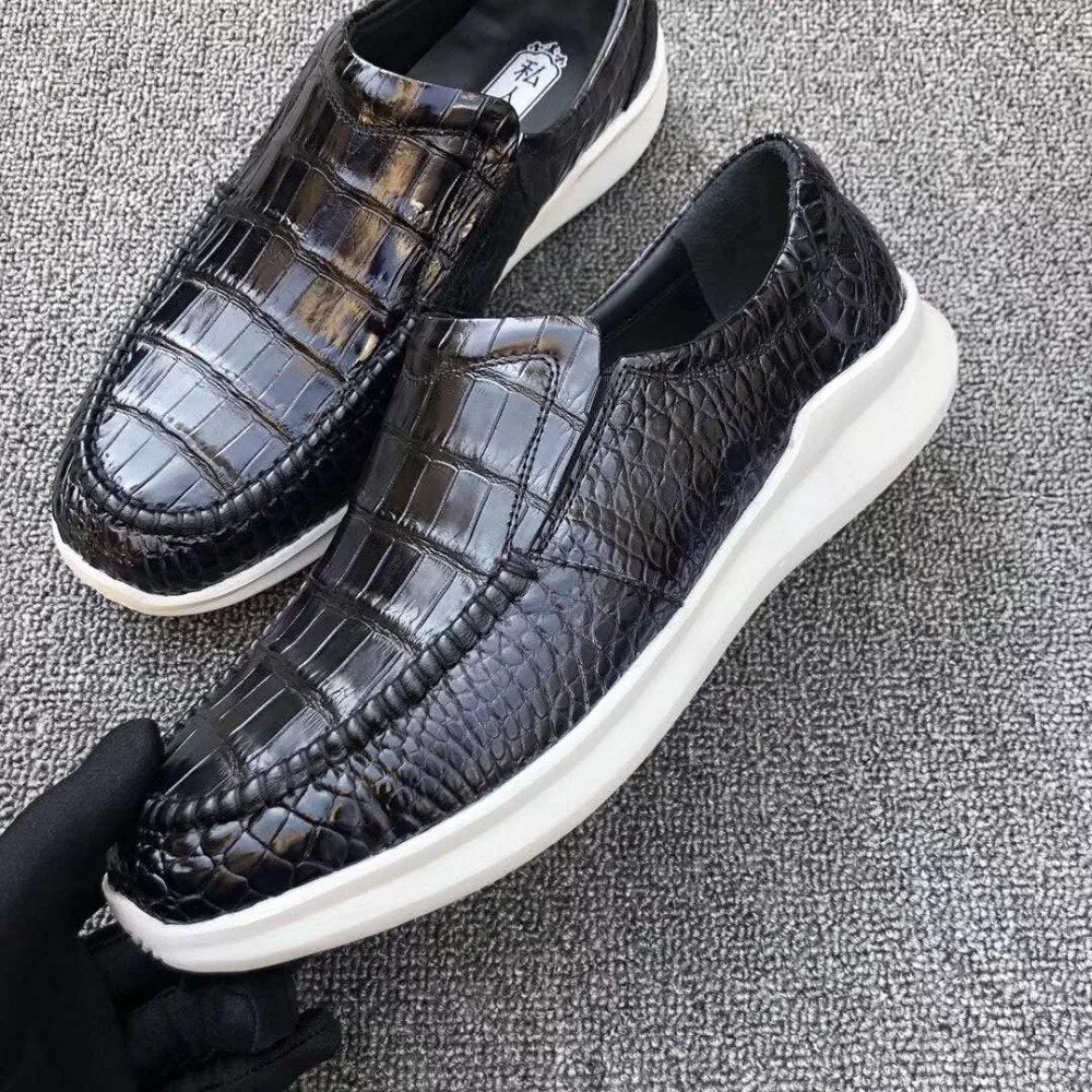 GENUINE CROCODILE LOAFERS