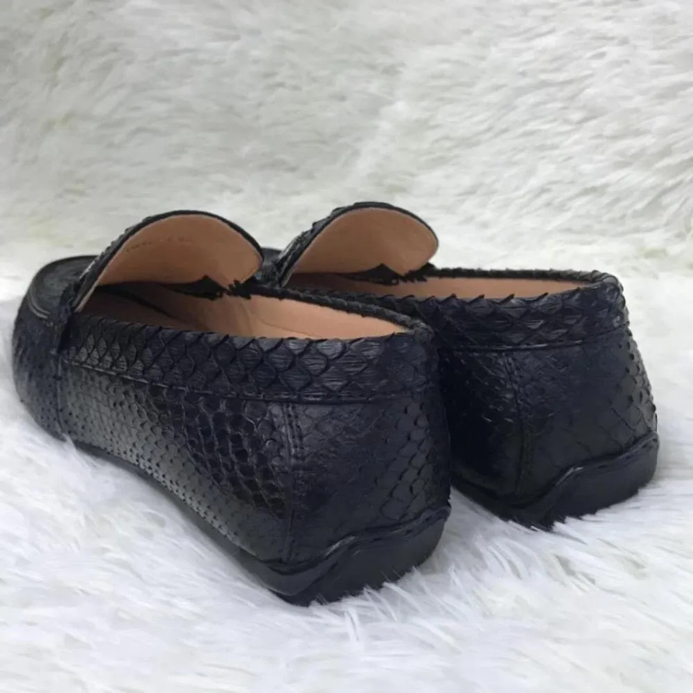 GENUINE PYTHON HORSEBIT LOAFERS