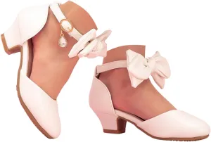 Girls Shoes Little Girl Hollow Bow Sandals Children Dance Performance Dress High Heels Easter Toddler Girls Sandals
