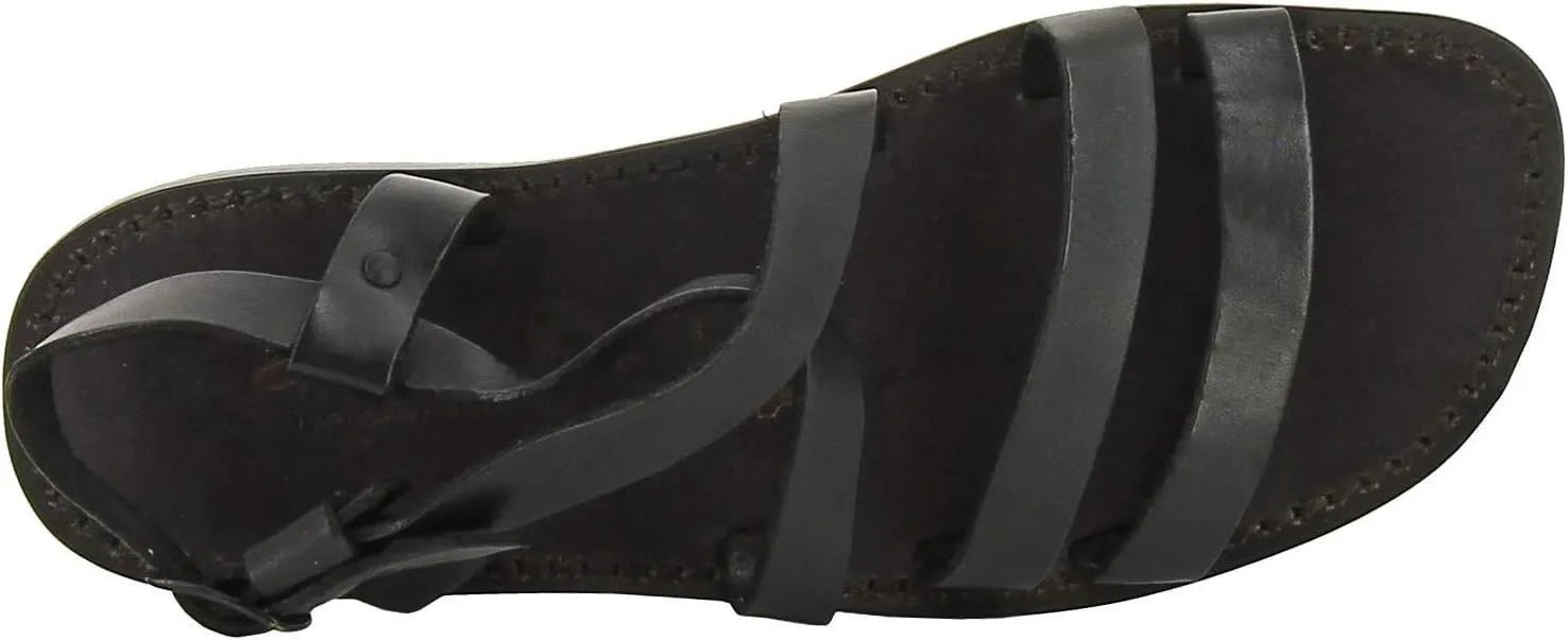 Handmade in Italy Franciscan Mens Sandals in Vintage Cuir Leather