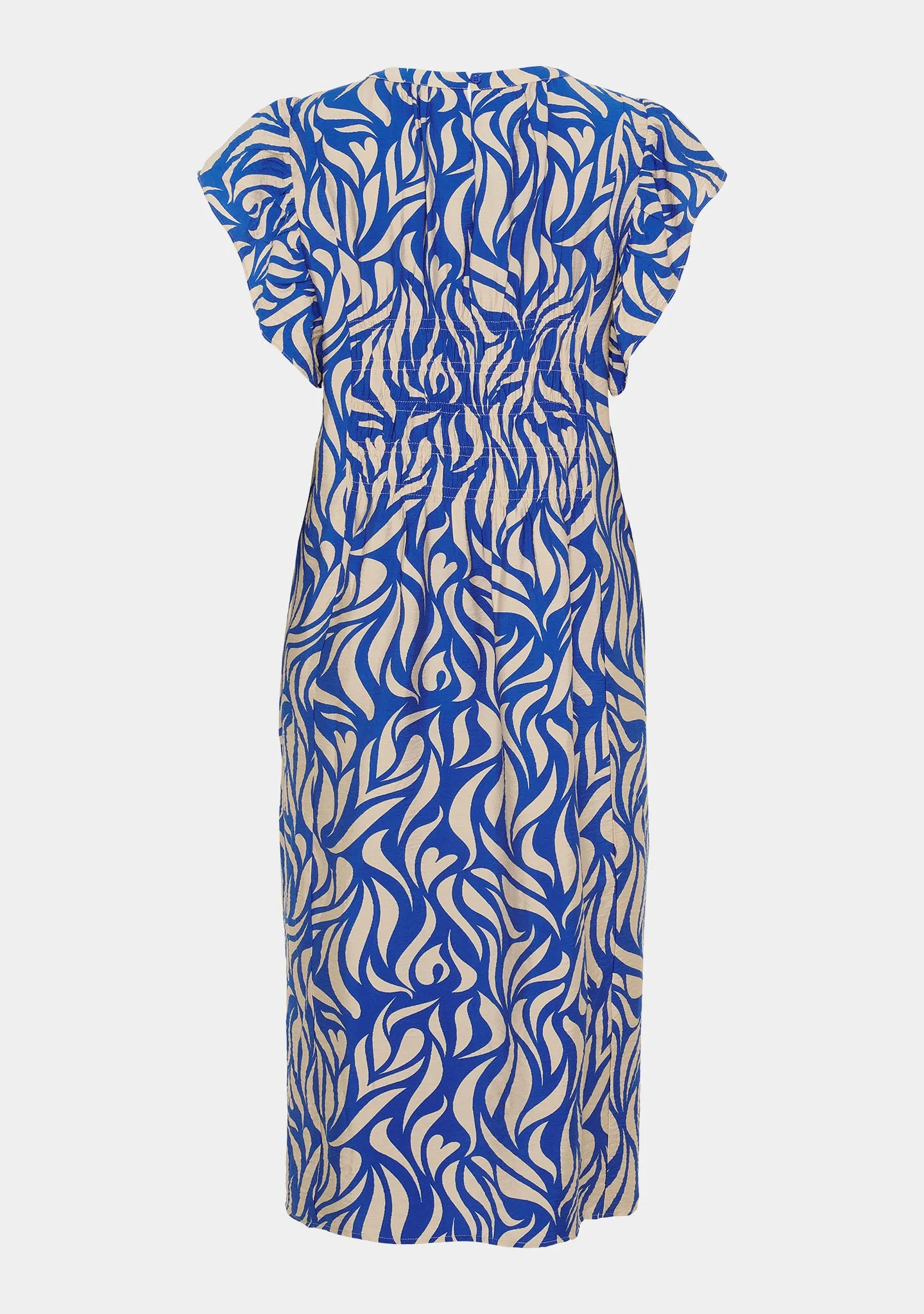 Harlee s/s Dress - Blue Floating