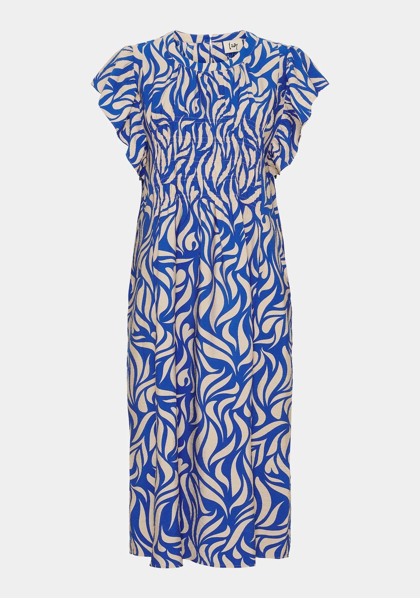 Harlee s/s Dress - Blue Floating