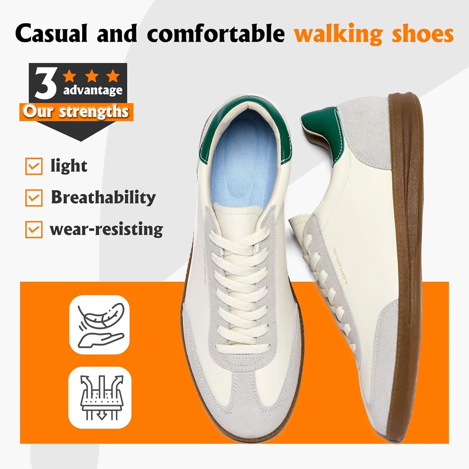 Hopelong Tennis Shoes Retro Leather Trainers Skateboarding Sneakers Shoes Casual Fashion Sneaker Lightweight for Women Men