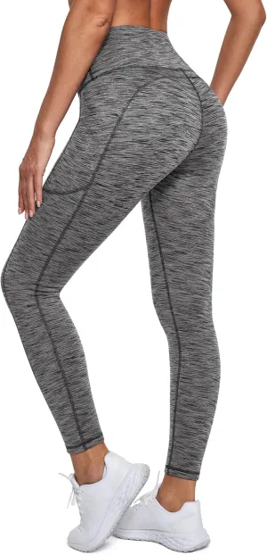 IUGA Fleece Lined Leggings Women Thermal Leggings for Women Winter Warm Tights High Waisted Hiking Yoga Pants with Pockets