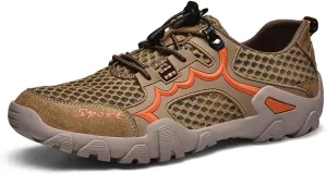JOYVIP Men's Quick-Drying Swimming Aqua Beach Shoes Lightweight Mesh Hiking Sneakers