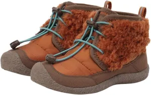 KEEN Howser 2 Quilted Mid Height Waterproof Comfy Durable Chukka Boots, Roasted Pecan/Dark Earth, 12 US Unisex Little Kid