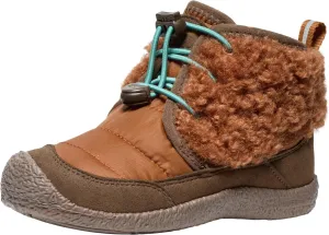 KEEN Howser 2 Quilted Mid Height Waterproof Comfy Durable Chukka Boots, Roasted Pecan/Dark Earth, 8 US Unisex Little Kid