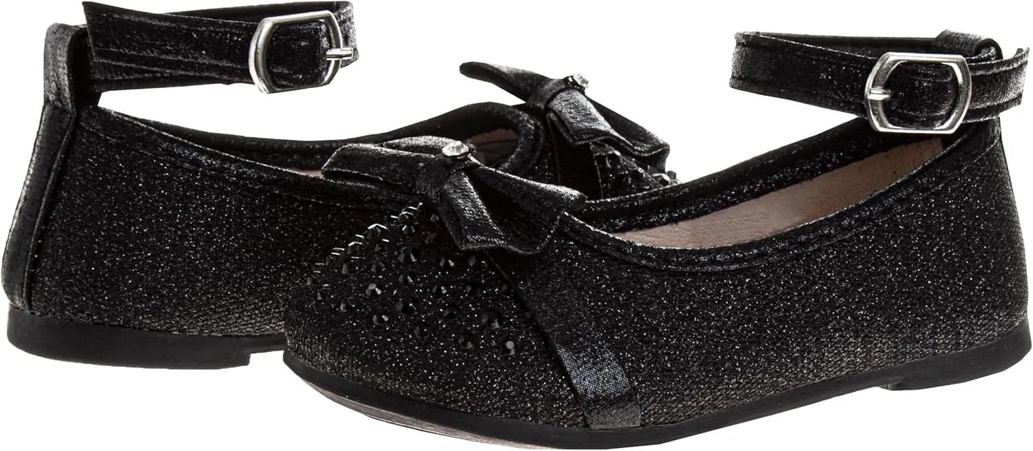 Kid Girls Flats Fashion Closed Toe Sandal - Strappy Ankle Buckle Flat Sandals