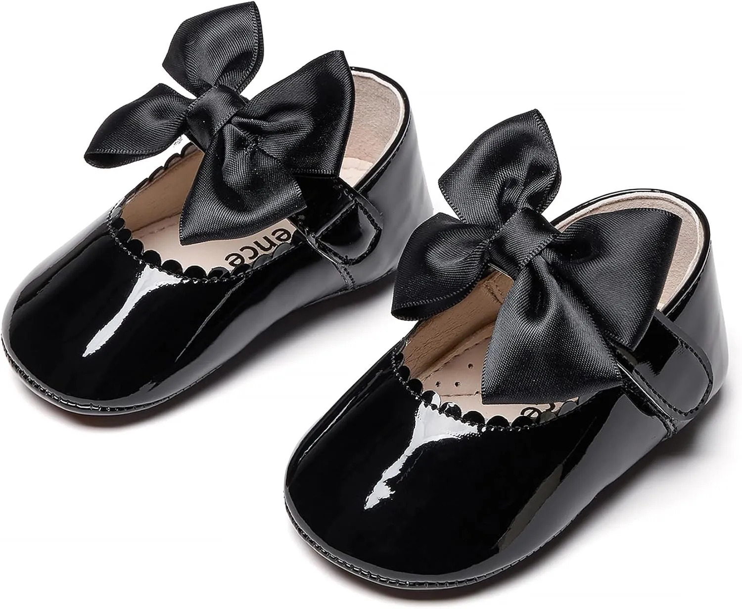 Kiderence Baby Girls Prewalker Mary Jane Flats Bowknot Princess Dress Shoes (Infant/Toddler)