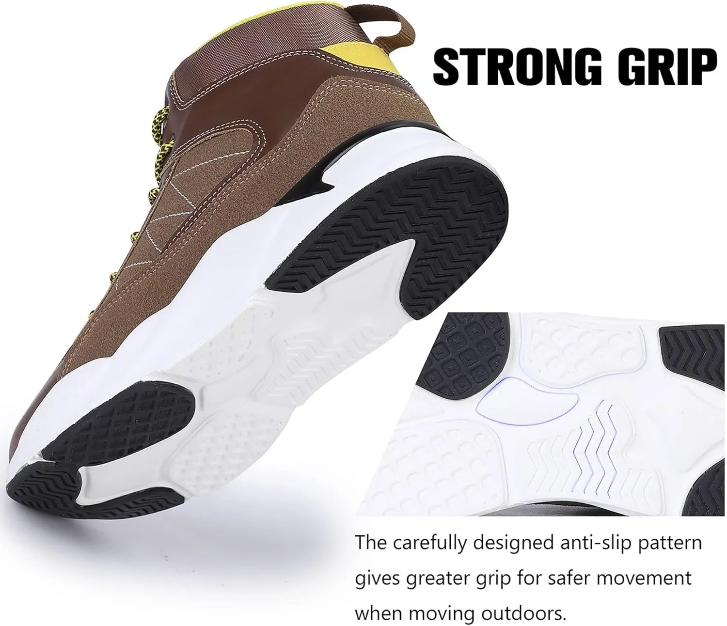 Kids Outdoor Hiking Boots - Anti-Slip Trail Sneakers for Boys in Dark Blue