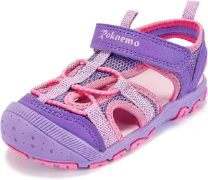 Kids Sandals for Boys & Girls - Athletic Closed-Toe Toddler Water Shoes - Perfect for Summer Beach Hiking Outdoor Sports Unisex Child Sandals (Toddler/Little Kid)