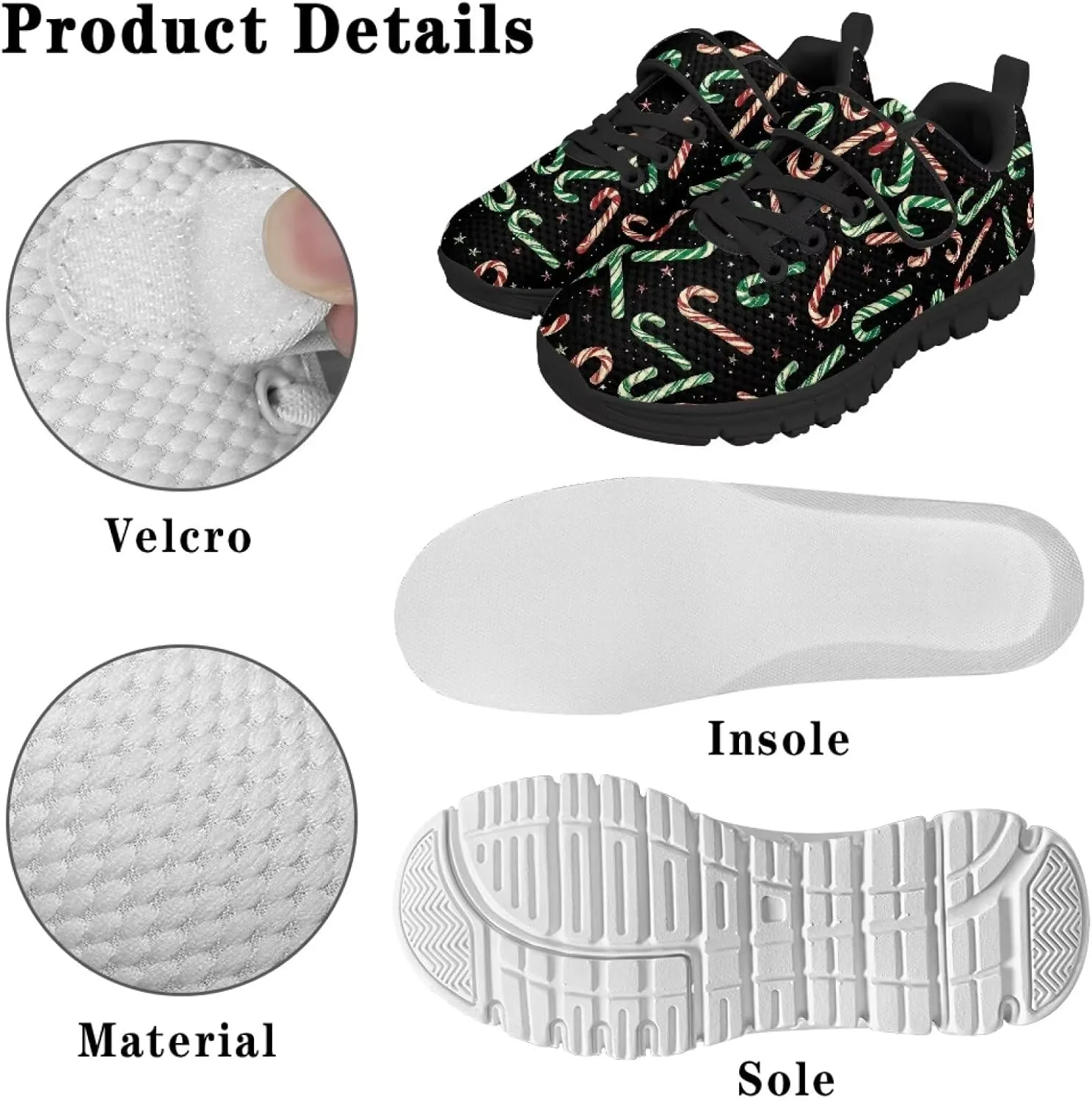 Kids Sneakers Comfy Zero-Drop Healthy Sole Sneakers Strap Athletic Walking Shoes Lightweight Minimalist Sneakers