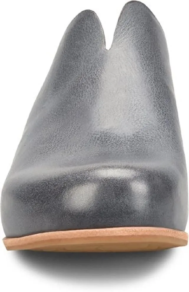 KORK-EASE Women's para Slip-On Leather Clog Flats with Comfort Cushioned Footbed