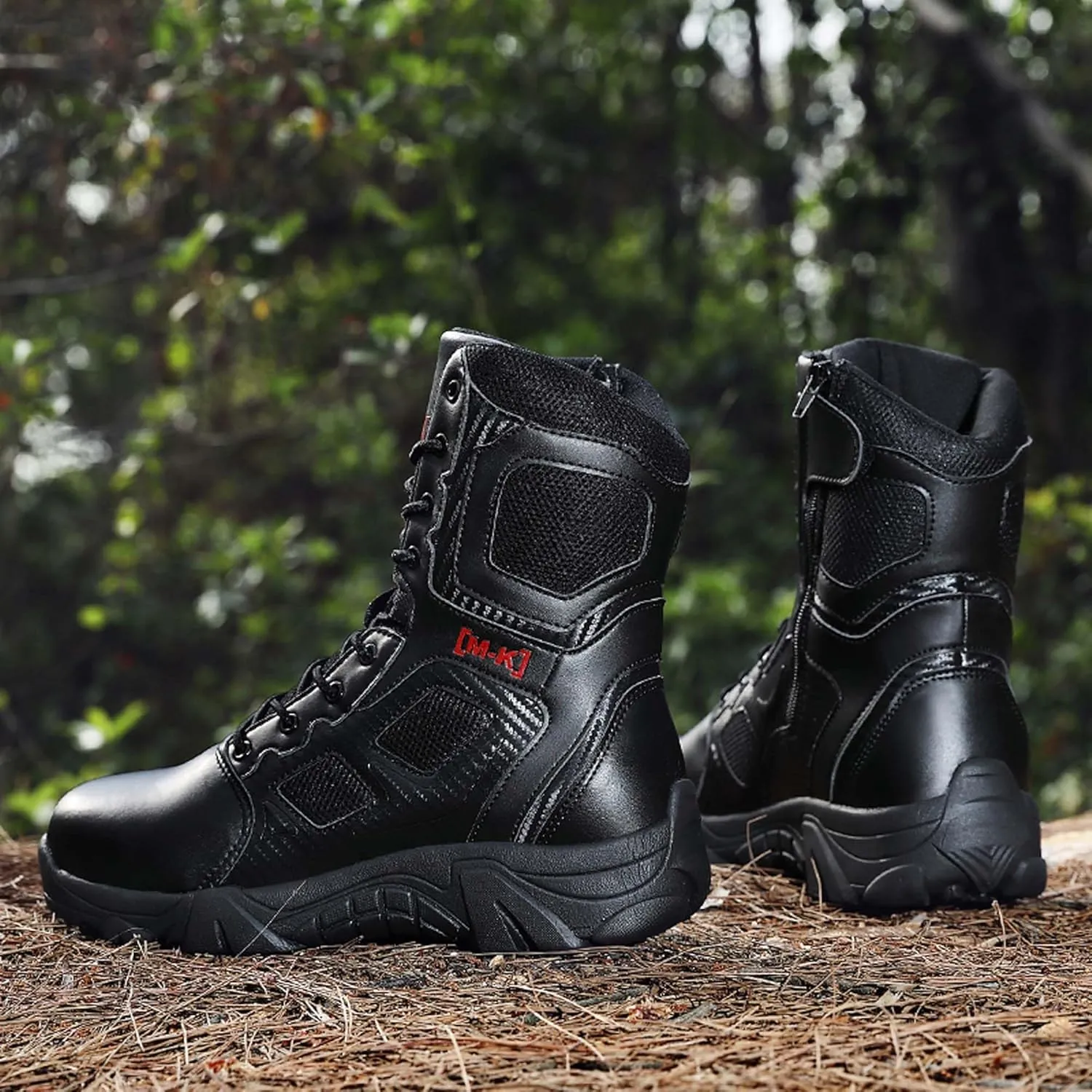 Large size field training, battlefield training, military boots, combat boots, snow boots, men's shoesSteel toe shoes