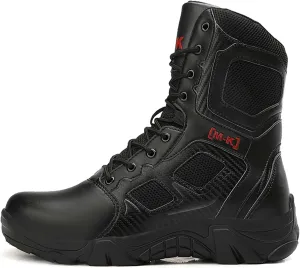 Large size field training, battlefield training, military boots, combat boots, snow boots, men's shoesSteel toe shoes