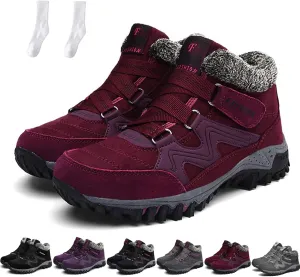 LELEBEAR Winter Boots for Women Waterproof Snow Non Slip, Winter Thermal High Top Boots of Women And Men