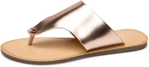 LM Women's Thong Sandals T Strap Sandals Slip On Flat Sandals Flip Flop Casual Slide Sandals for Women Dressy Summer