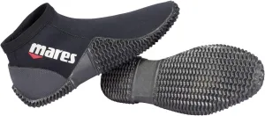 Mares Adult Equator 2mm Neoprene Ankle-High Scuba Diving Boots for Men & Women - Non-Slip Rubber Sole