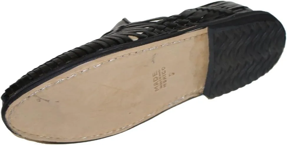 Men Genuine Authentic Leather Closed Toe Mexican huarches Sandal