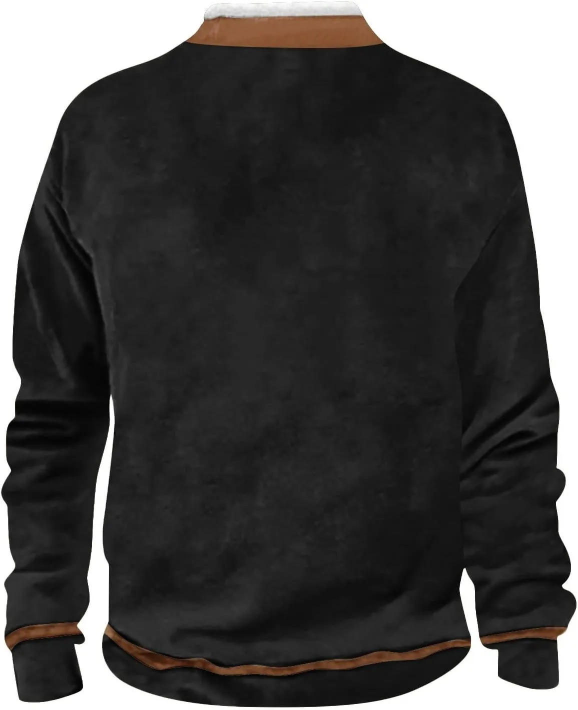 Men's Aztec Western Jacket Cowboy Print Sweatshirt Winter Warm Sweater 1/4 Zip Stand Collar Fit Casual Fall Outwear