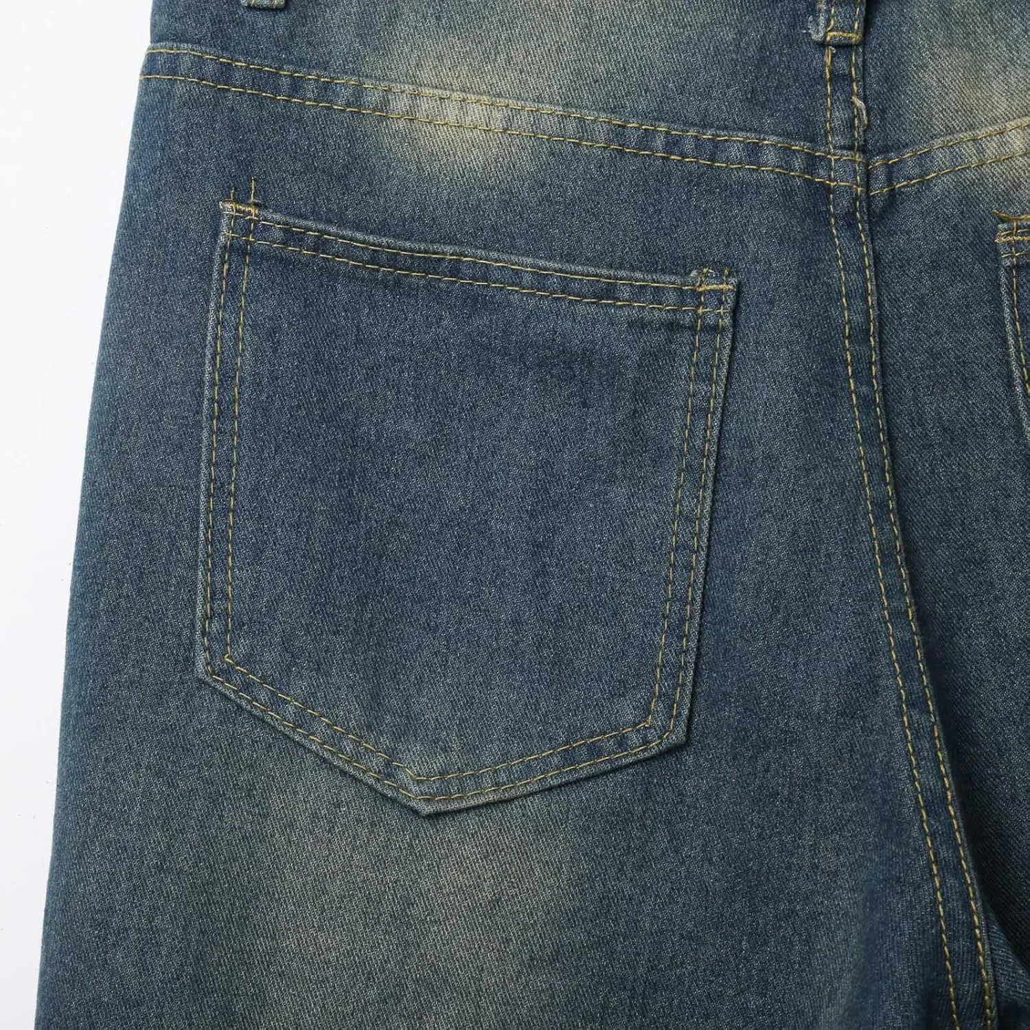 Mens Baggy Denim Jorts Y2K Vintage Loose Hip Hop Jean Shorts Wide Leg Long Jeans Trendy Outfits