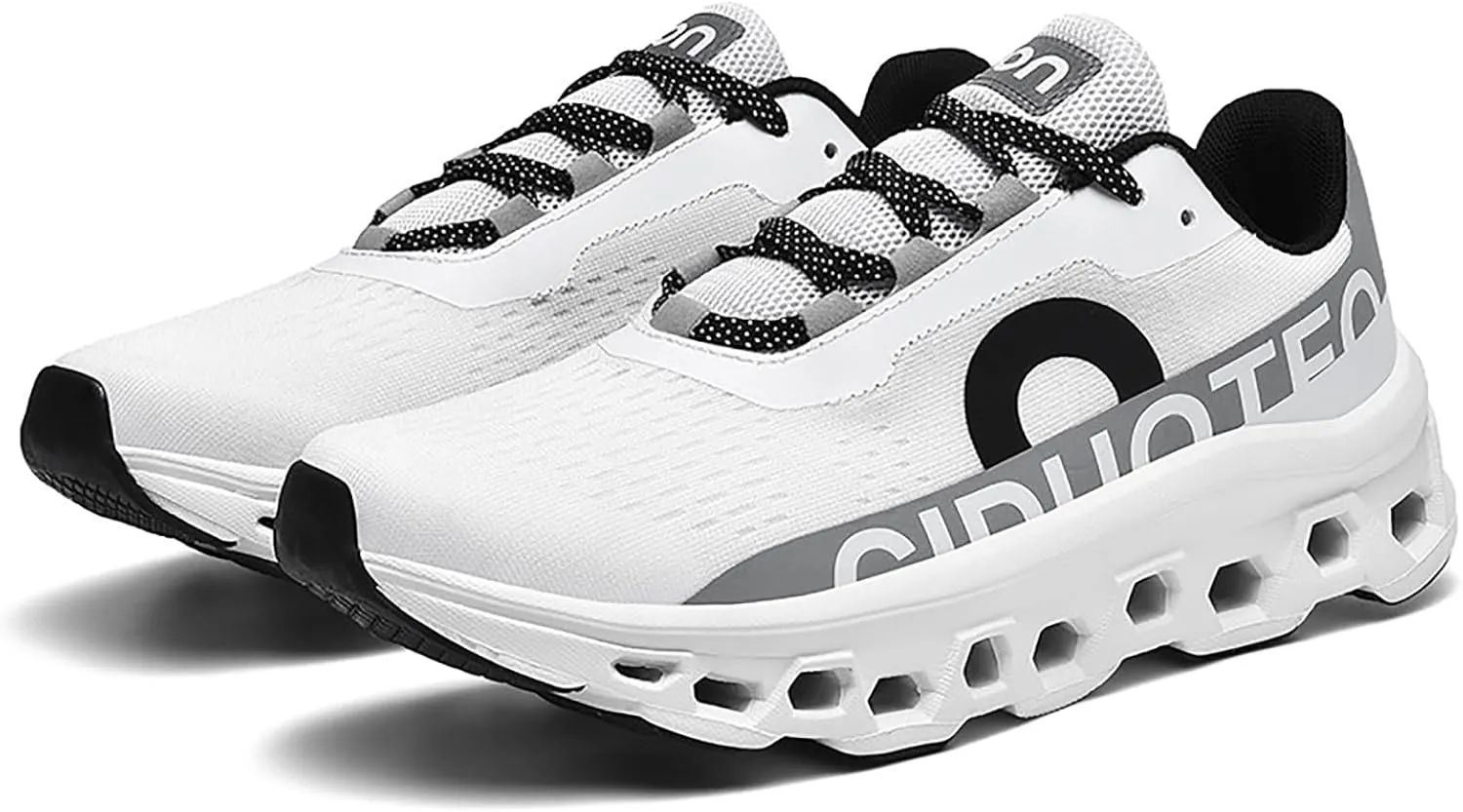 Men's Running Sneakers Shoes Low Top Lightweight Breathable Platform Cushion Neutral Walking Jogging Shoe Casual Height Increasing Shoes