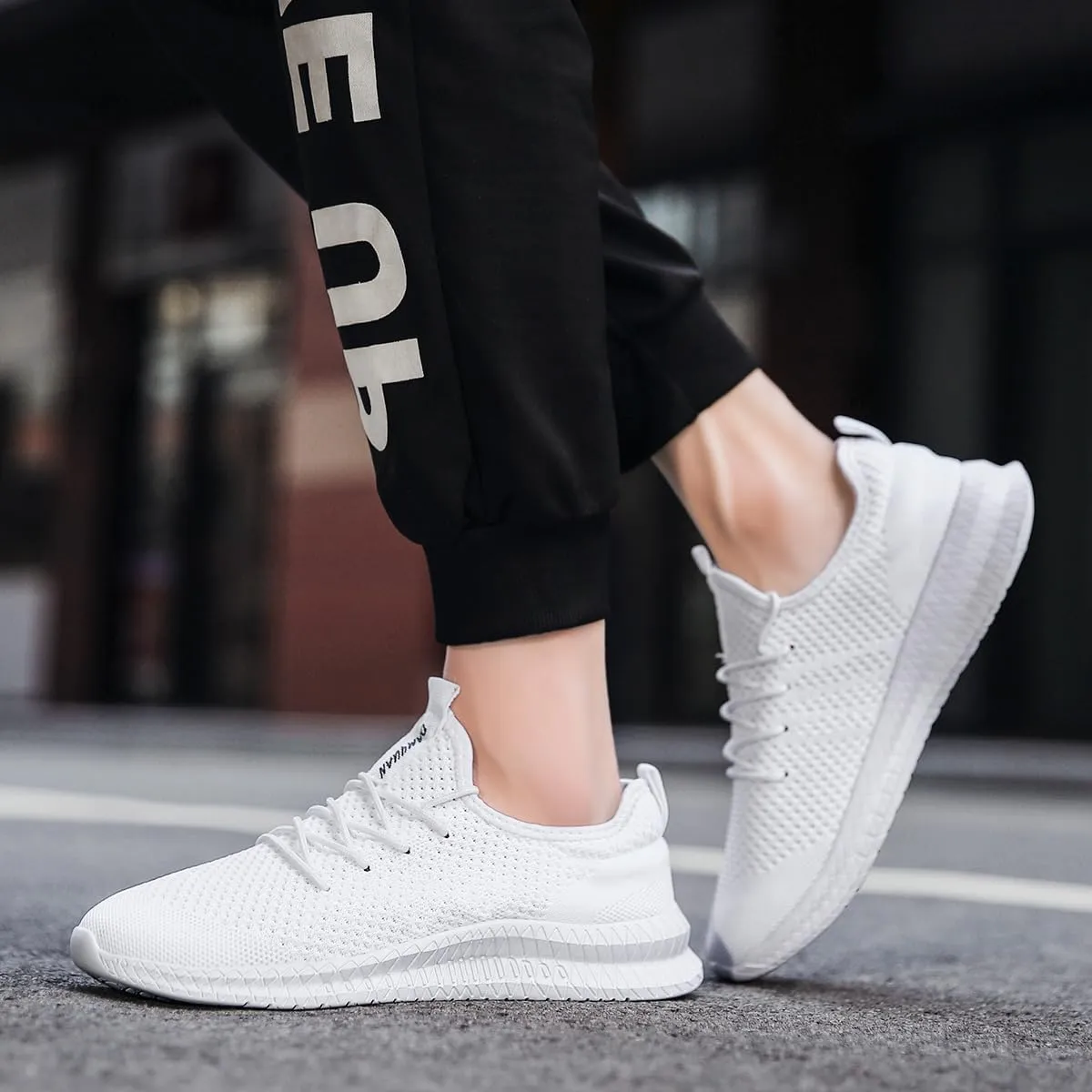 Men's Shoes Running Walking Sneakers Casual Tennis Slip on Shoes Lightweight Breathable Fashion Comfortable Workout Athletic for Shoes Gym Sport