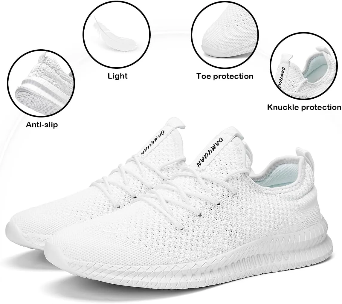 Men's Shoes Running Walking Sneakers Casual Tennis Slip on Shoes Lightweight Breathable Fashion Comfortable Workout Athletic for Shoes Gym Sport