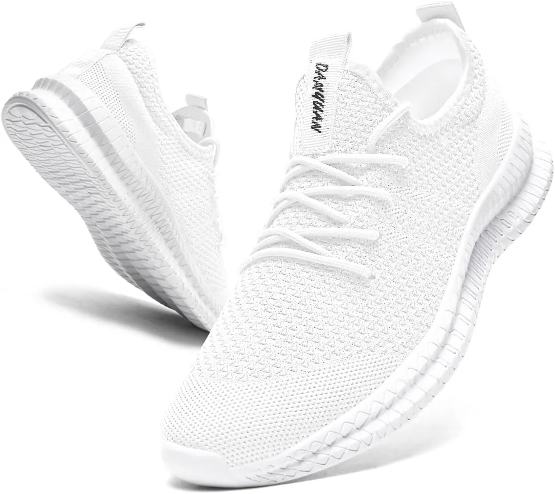 Men's Shoes Running Walking Sneakers Casual Tennis Slip on Shoes Lightweight Breathable Fashion Comfortable Workout Athletic for Shoes Gym Sport
