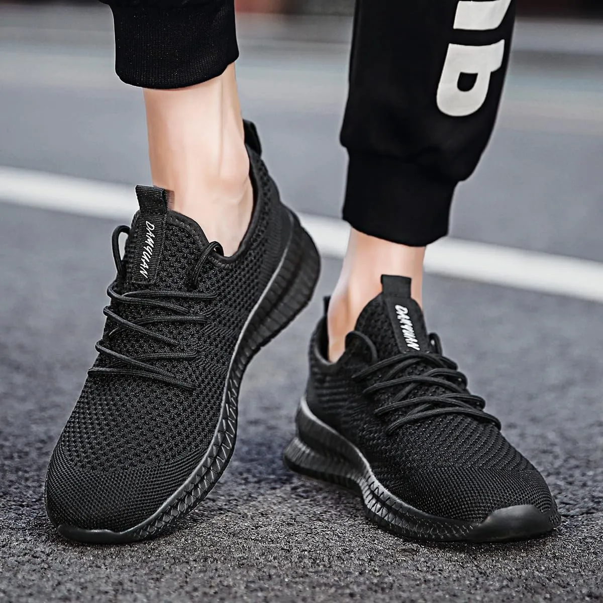 Men's Shoes Running Walking Sneakers Casual Tennis Slip on Shoes Lightweight Breathable Fashion Comfortable Workout Athletic for Shoes Gym Sport