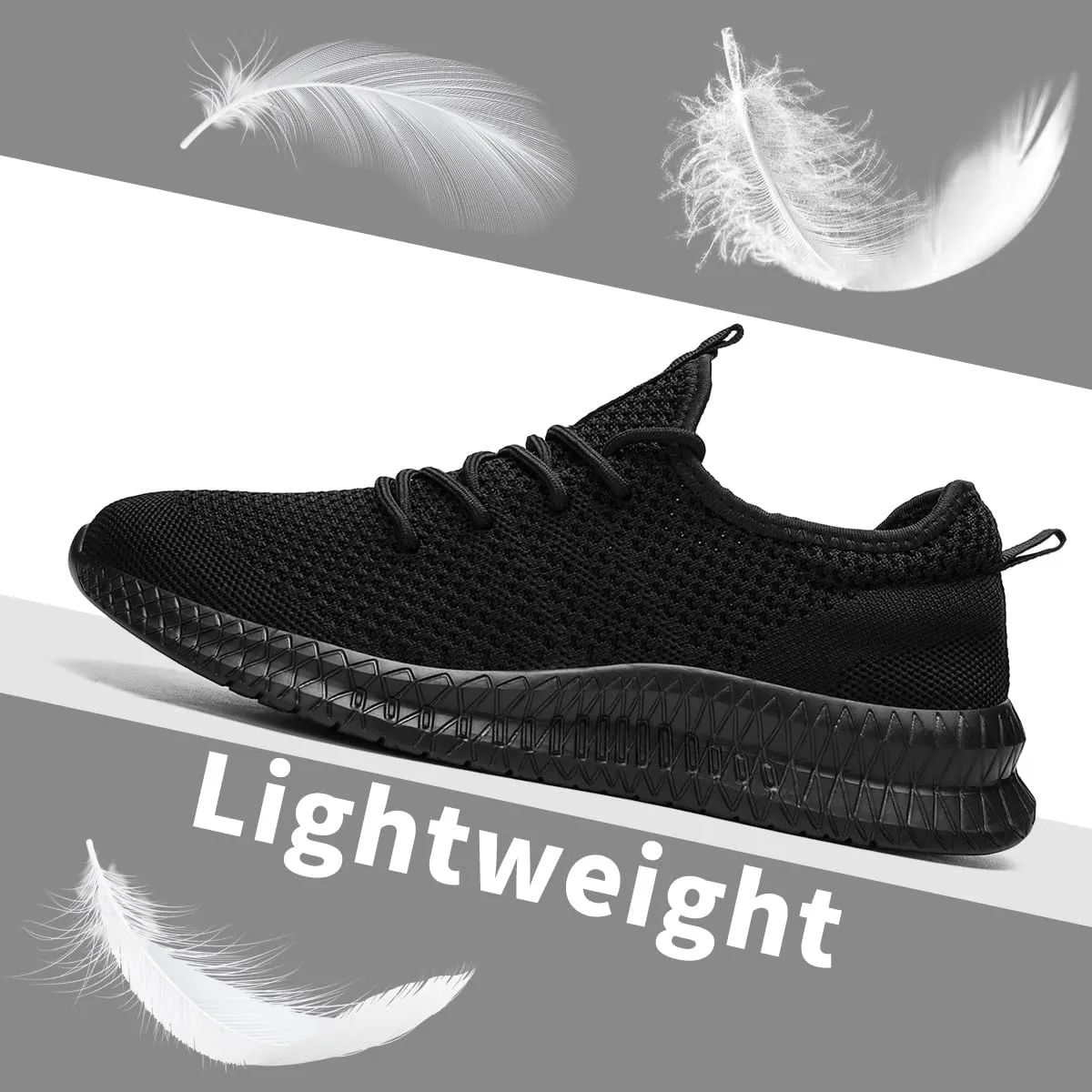 Men's Shoes Running Walking Sneakers Casual Tennis Slip on Shoes Lightweight Breathable Fashion Comfortable Workout Athletic for Shoes Gym Sport