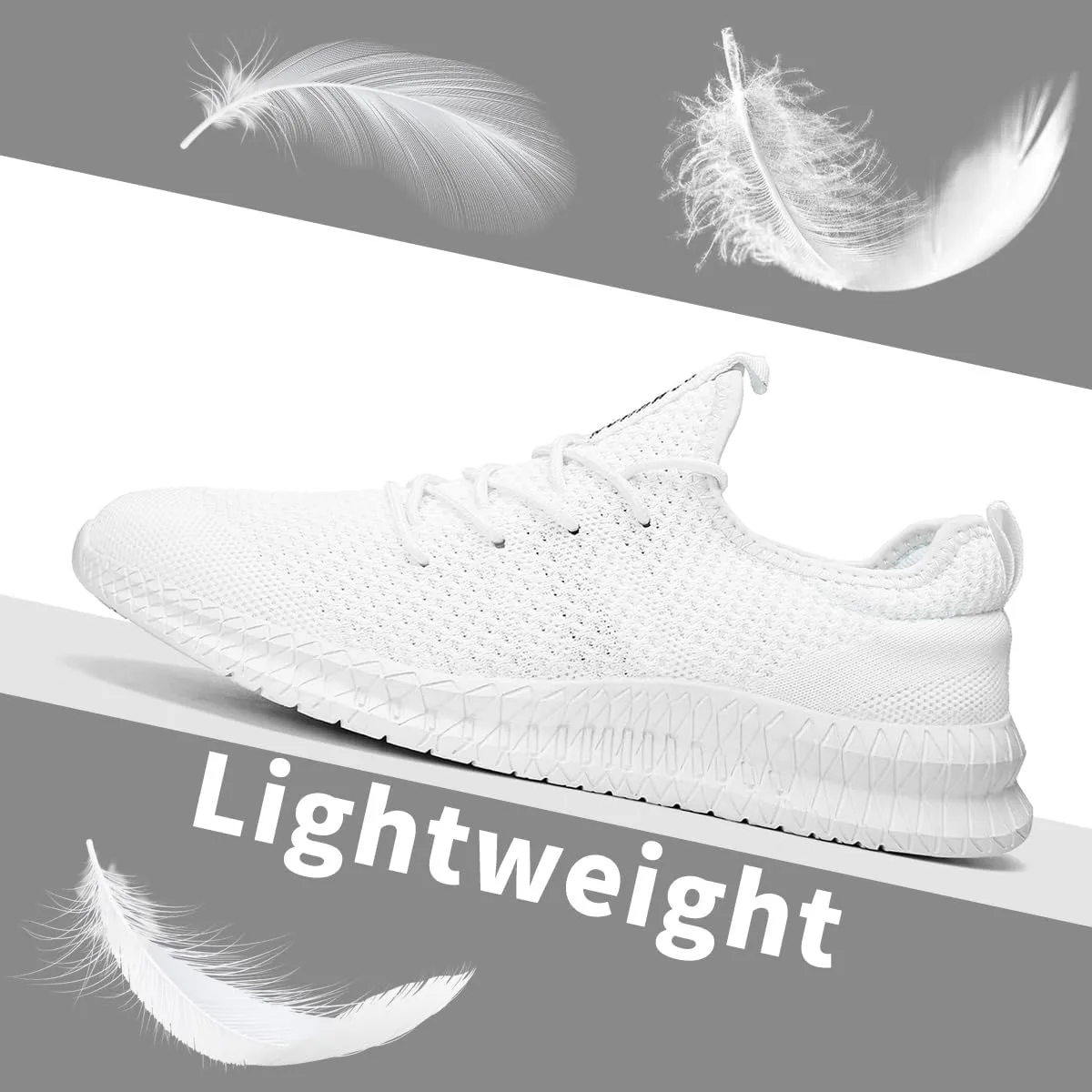 Men's Shoes Running Walking Sneakers Casual Tennis Slip on Shoes Lightweight Breathable Fashion Comfortable Workout Athletic for Shoes Gym Sport