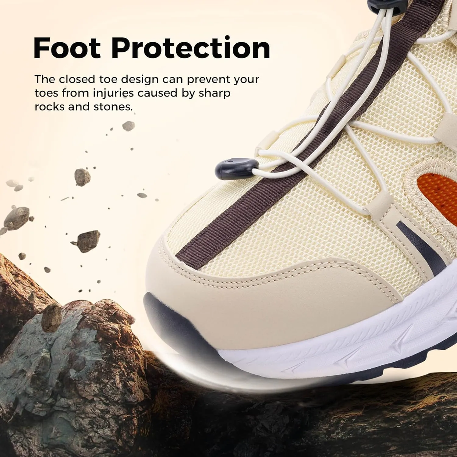 Mens Summer Hiking Sandals Closed Toe Wide Width Walking Water Shoes Comfortable Recovery Fisherman Sport Sandals