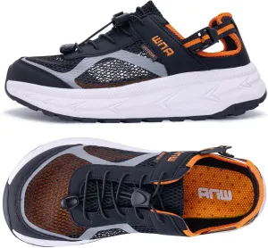 Mens Summer Hiking Sandals Closed Toe Wide Width Walking Water Shoes Comfortable Recovery Fisherman Sport Sandals