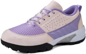 Mens Waterproof Golf Shoes Casual Walking Gym Sports Trainers Lace Up Spikless Golfing Shoes