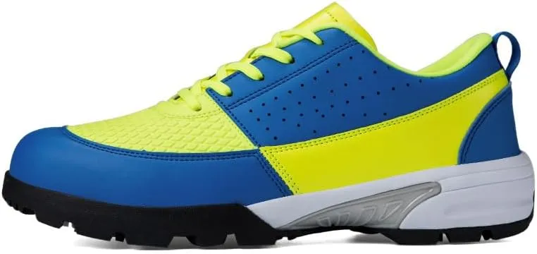 Mens Waterproof Golf Shoes Casual Walking Gym Sports Trainers Lace Up Spikless Golfing Shoes