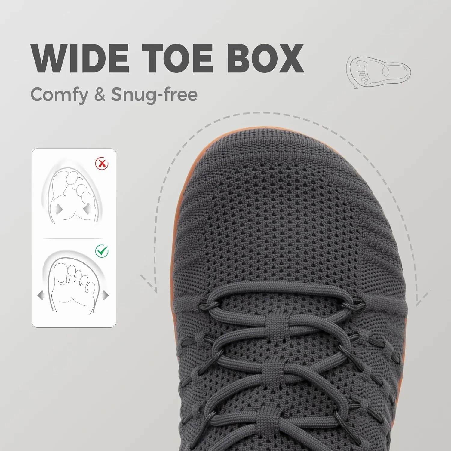 Mens Wide Toe Box Barefoot Shoes Mesh Breathable Zero Drop Minimalist Summer Walking Sneakers Zapatos Casuales para Hombre