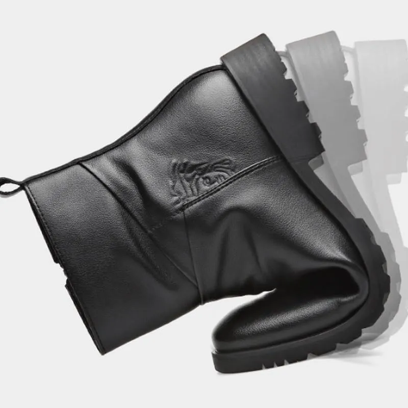 Men's Winter Thermal Boots Waterproof Nylon Upper with Thinsulate Insulation and Anti-Ice Traction Lug Sole