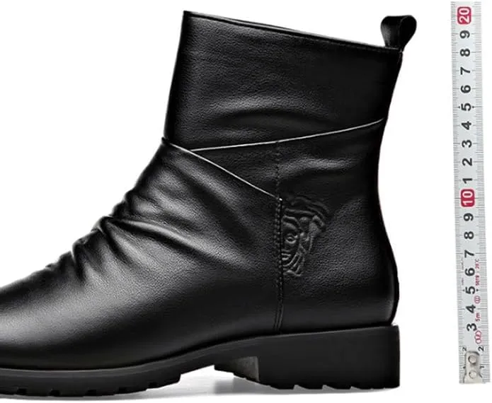 Men's Winter Thermal Boots Waterproof Nylon Upper with Thinsulate Insulation and Anti-Ice Traction Lug Sole