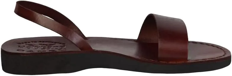 Men/Women Biblical Jesus Leather Sandals/Slides from Jerusalem (Blessed Mother Mary Style)